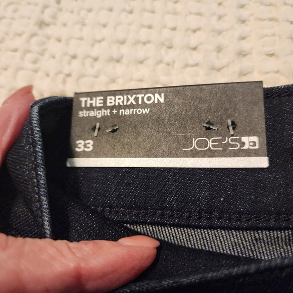 Joes's Brixton Straight & Narrow Women's Dark Wash Jeans NWT $198 Sz 33 Luxury - Picture 4 of 11